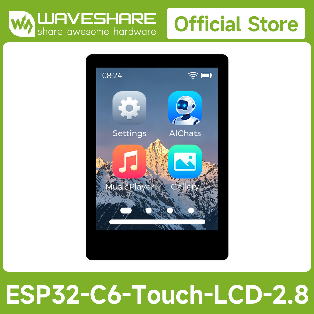 Esp32 - Waveshare ESP32-C6 2.8inch IPS Capacitive Touch