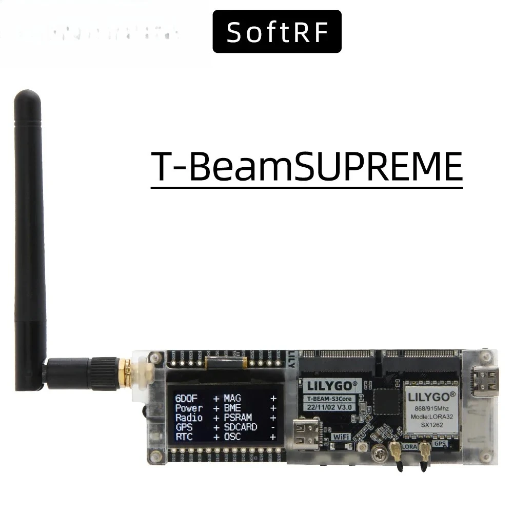 Esp32 S3 - LILYGO SoftRF T-BeamSUPREME ESP32-S3 Development Board