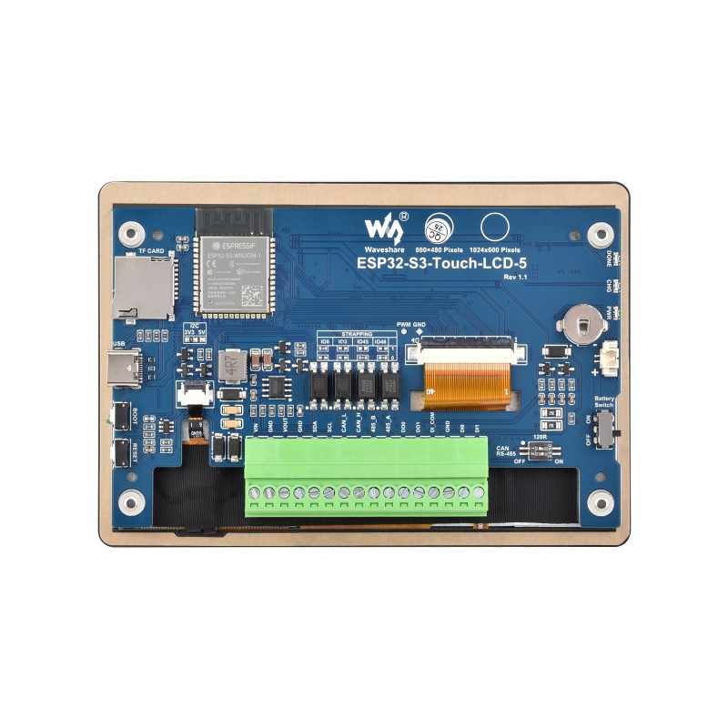 Waveshare ESP32-S3-Touch-LCD-5 - Esp32 S3 ulasan dan harga